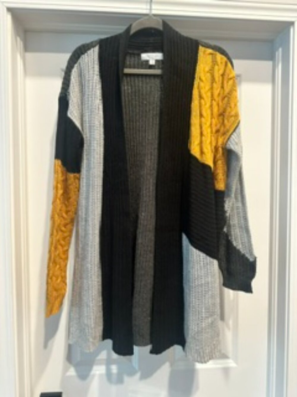 New Directions size Medium long sweater multi color